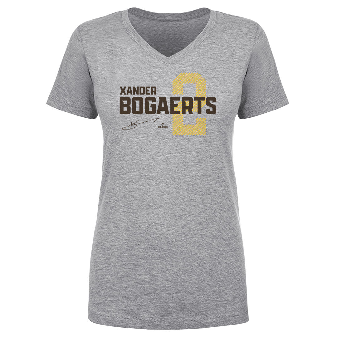 Xander Bogaerts Women&#39;s V-Neck T-Shirt | 500 LEVEL