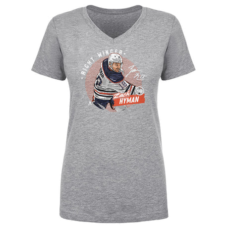 Zach Hyman Women's V-Neck T-Shirt | 500 LEVEL