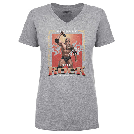 The Rock Women's V-Neck T-Shirt | 500 LEVEL