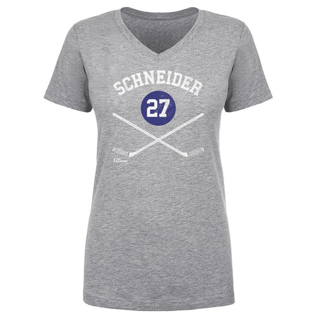 Mathieu Schneider Women's V-Neck T-Shirt | 500 LEVEL