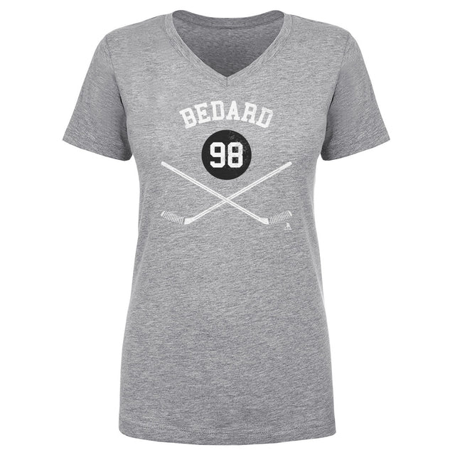 Connor Bedard Women's V-Neck T-Shirt | 500 LEVEL
