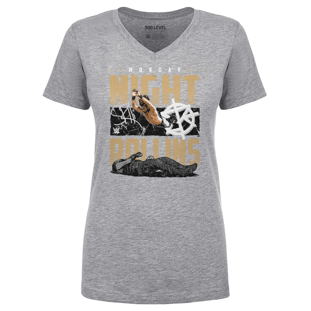 Seth Rollins Women's V-Neck T-Shirt | 500 LEVEL