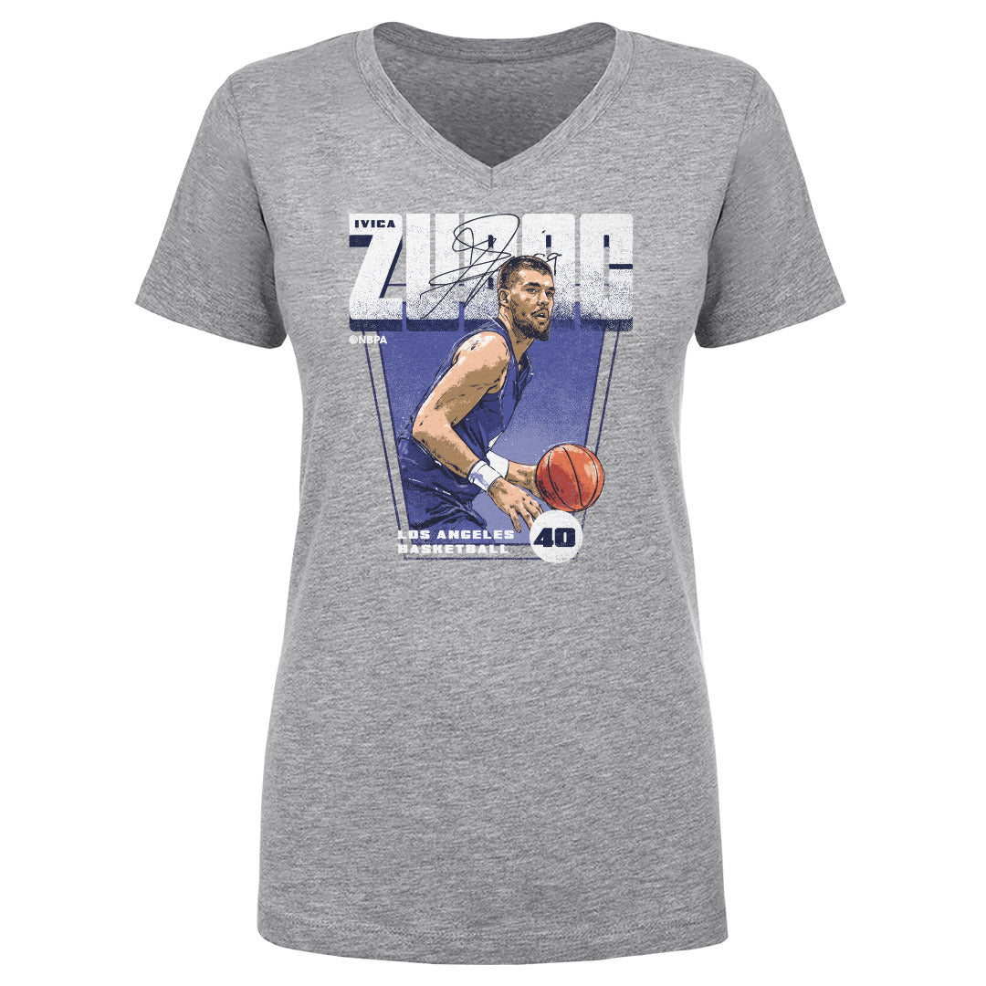 Ivica Zubac Women's V-Neck T-Shirt | 500 LEVEL