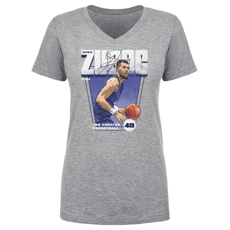 Ivica Zubac Women's V-Neck T-Shirt | 500 LEVEL