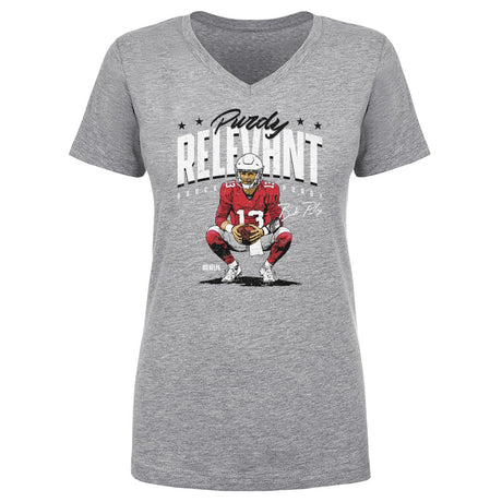 Brock Purdy Women's V-Neck T-Shirt | 500 LEVEL