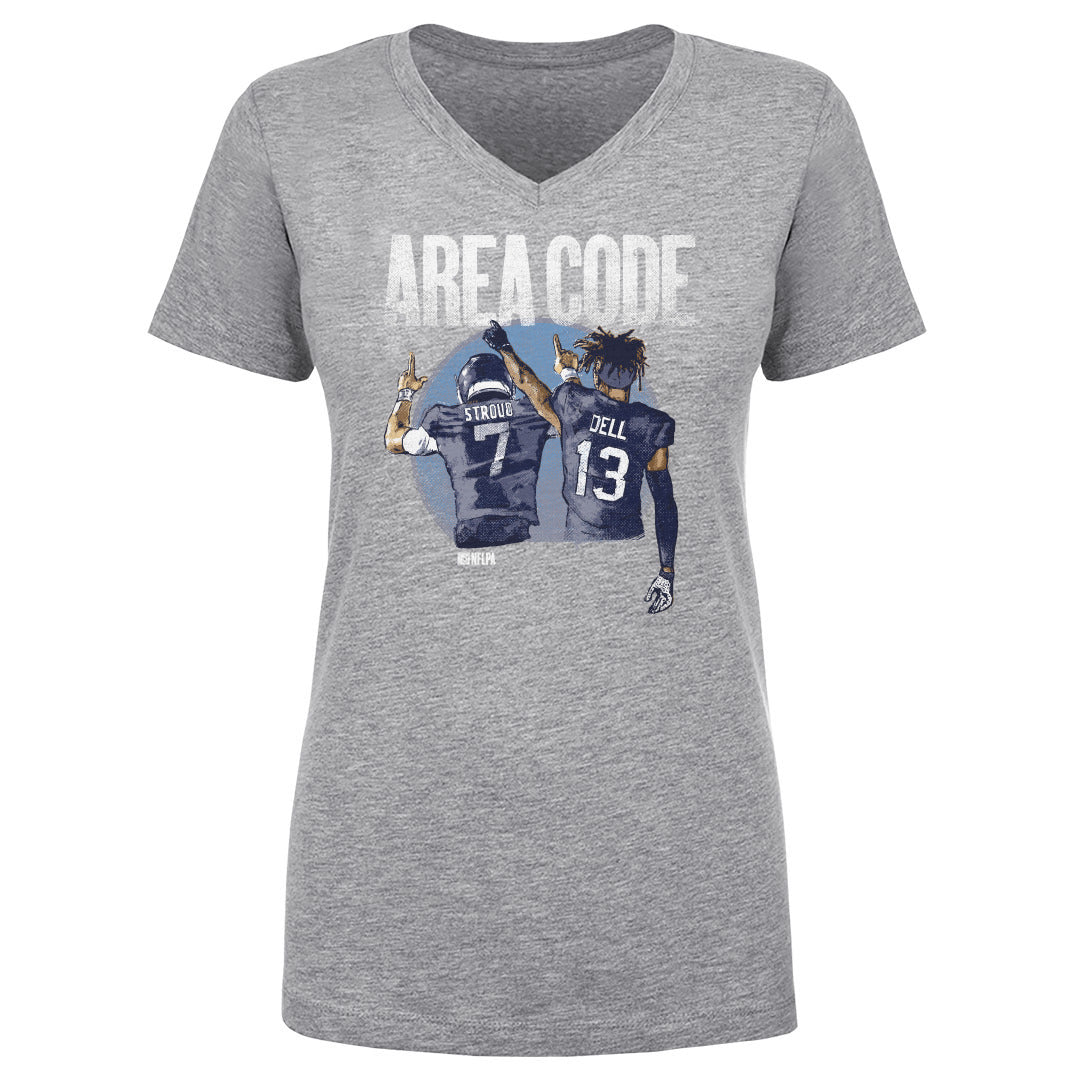 C.J. Stroud Women's V-Neck T-Shirt | 500 LEVEL