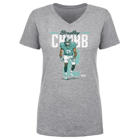 Bradley Chubb Women's V-Neck T-Shirt | 500 LEVEL