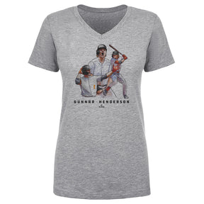 Gunnar Henderson Women's V-Neck T-Shirt | 500 LEVEL