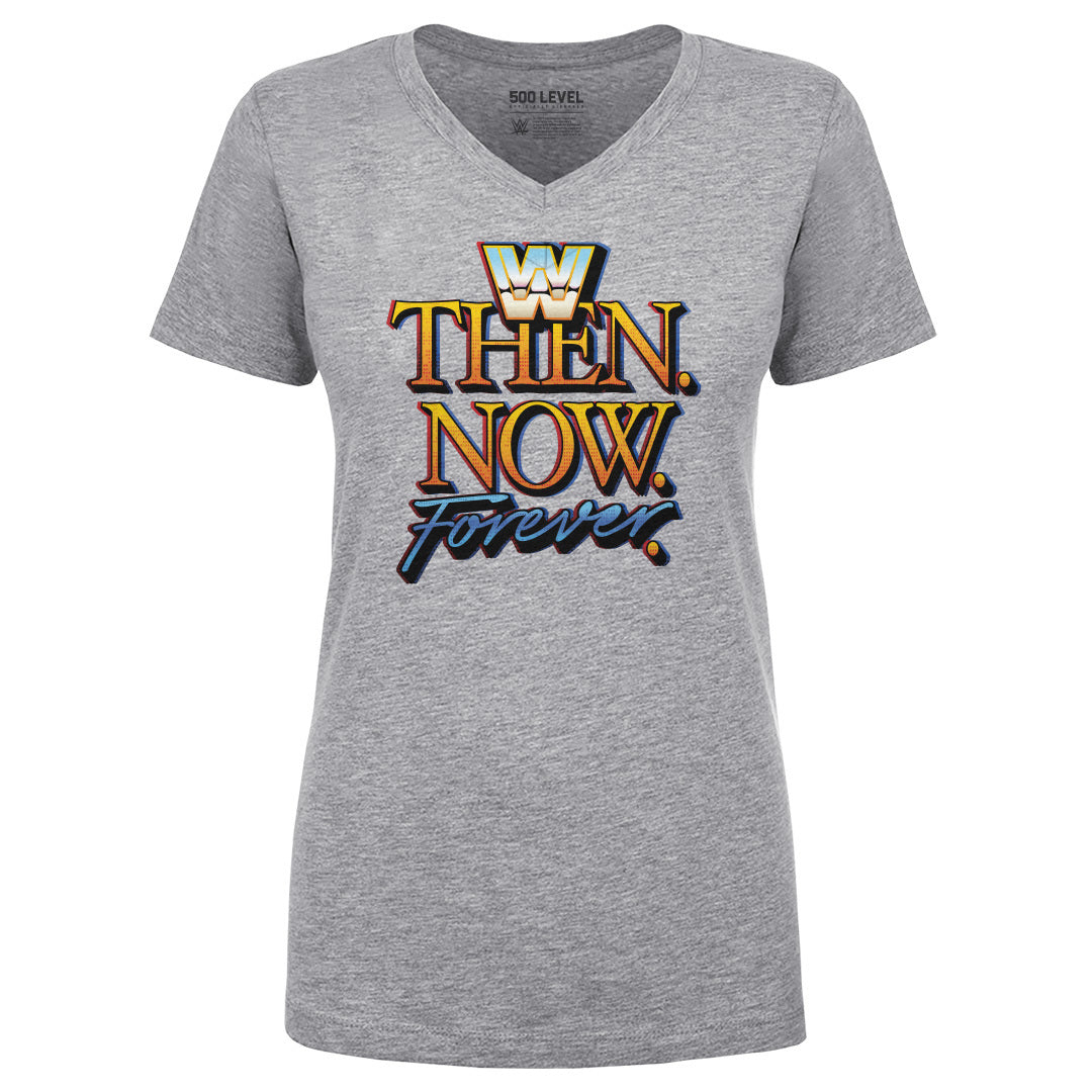 WWE Women's V-Neck T-Shirt | 500 LEVEL