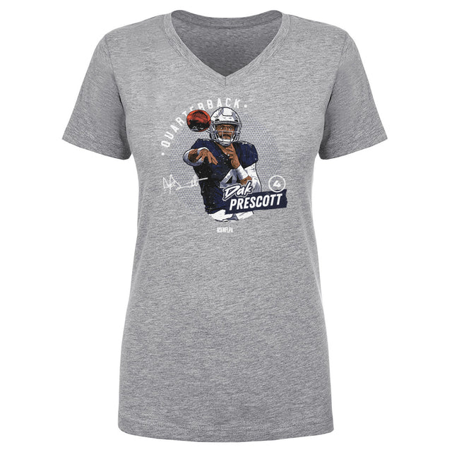 Dak Prescott Women's V-Neck T-Shirt | 500 LEVEL