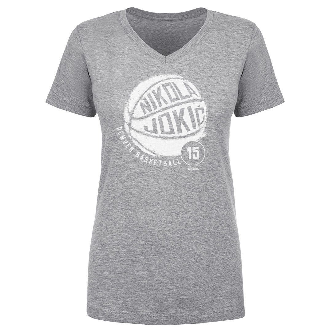 Nikola Jokic Women&#39;s V-Neck T-Shirt | 500 LEVEL