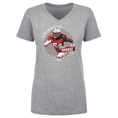 Fred Warner Women's V-Neck T-Shirt | 500 LEVEL