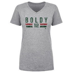 Matt Boldy Women's V-Neck T-Shirt | 500 LEVEL
