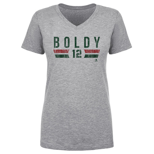 Matt Boldy Women's V-Neck T-Shirt | 500 LEVEL