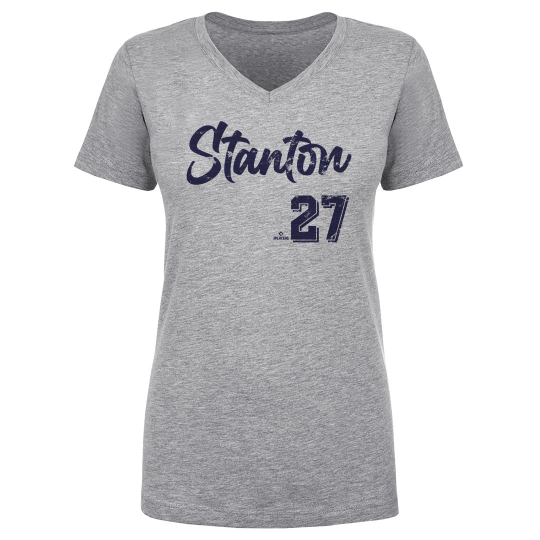 Giancarlo Stanton Women's V-Neck T-Shirt | 500 LEVEL