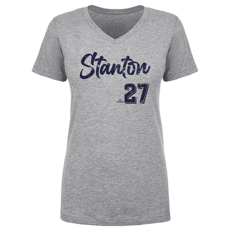 Giancarlo Stanton Women's V-Neck T-Shirt | 500 LEVEL