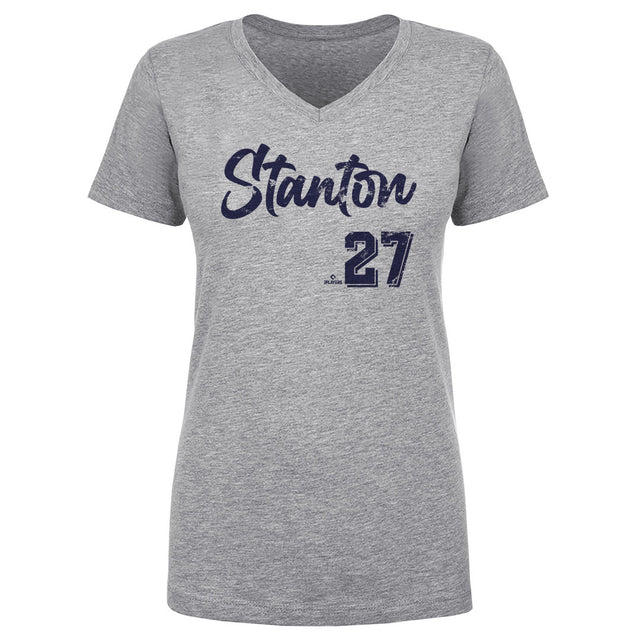 Giancarlo Stanton Women's V-Neck T-Shirt | 500 LEVEL