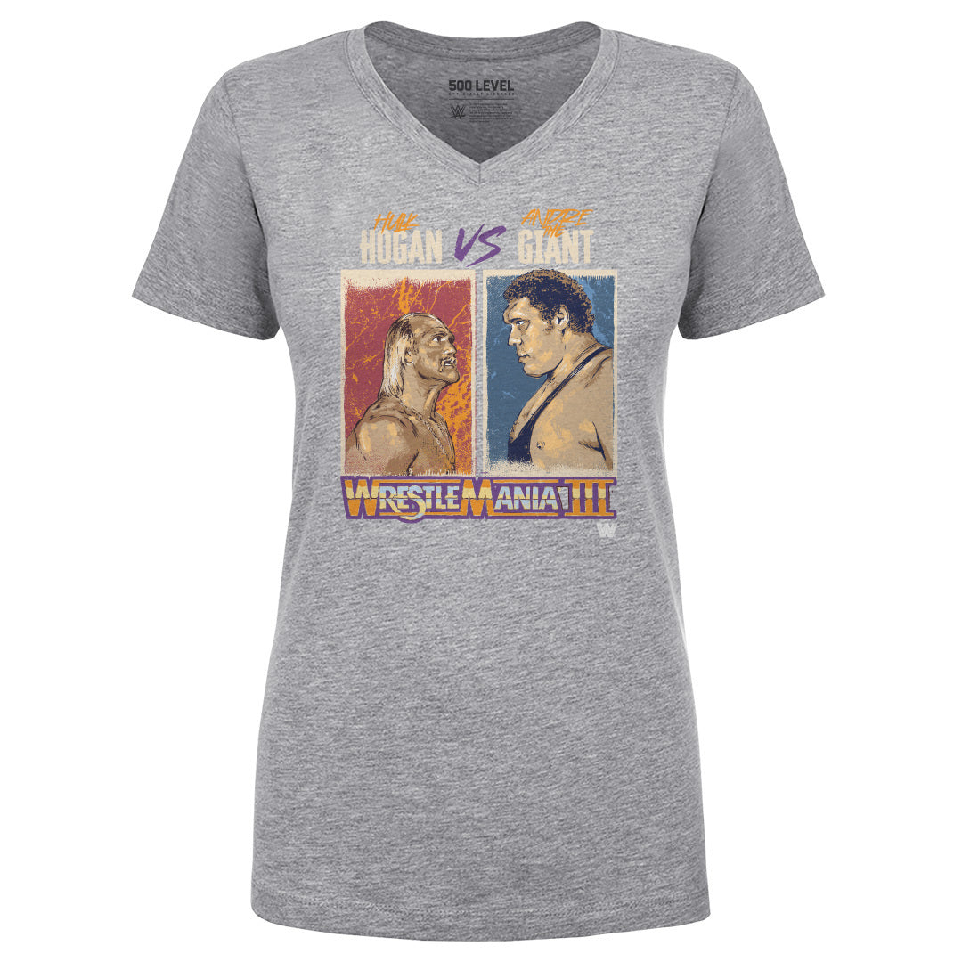 Hulk Hogan Women's V-Neck T-Shirt | 500 LEVEL
