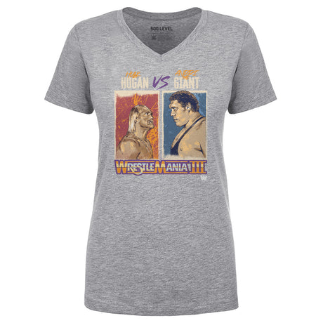 Hulk Hogan Women's V-Neck T-Shirt | 500 LEVEL
