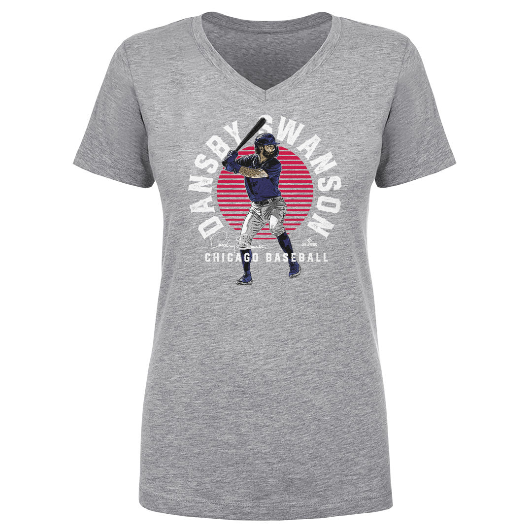 Dansby Swanson Women's V-Neck T-Shirt | 500 LEVEL