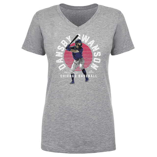 Dansby Swanson Women's V-Neck T-Shirt | 500 LEVEL