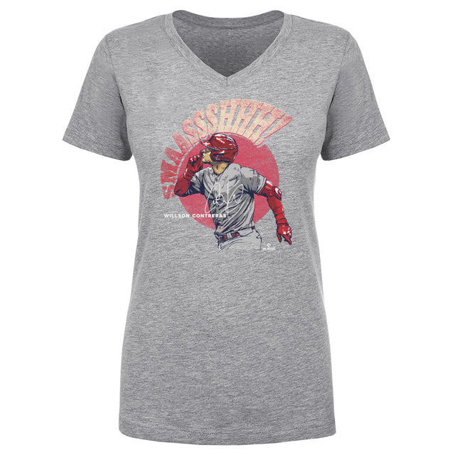 Willson Contreras Women's V-Neck T-Shirt | 500 LEVEL