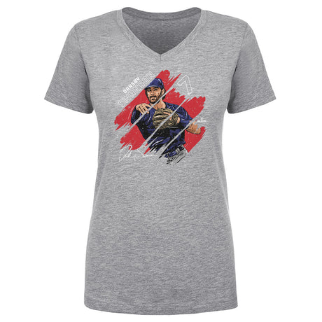 Dansby Swanson Women's V-Neck T-Shirt | 500 LEVEL