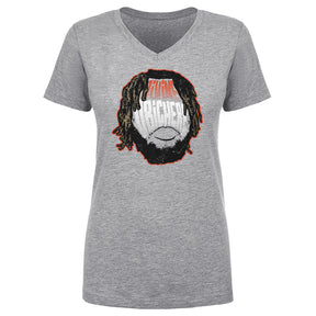 Divine Obichere Women's V-Neck T-Shirt | 500 LEVEL