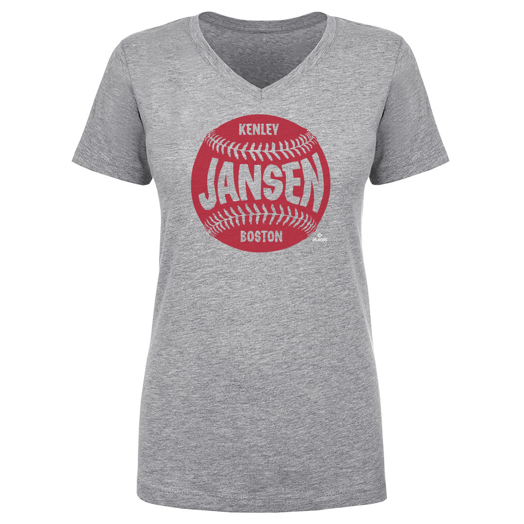 Kenley Jansen Women&#39;s V-Neck T-Shirt | 500 LEVEL