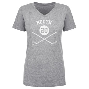 John Bucyk Women's V-Neck T-Shirt | 500 LEVEL