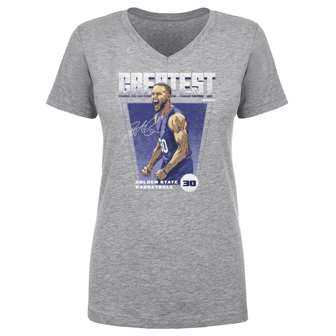 Steph Curry Women's V-Neck T-Shirt | 500 LEVEL