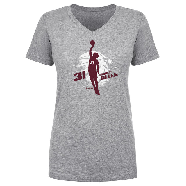 Jarrett Allen Women's V-Neck T-Shirt | 500 LEVEL