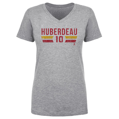 Jonathan Huberdeau Women's V-Neck T-Shirt | 500 LEVEL