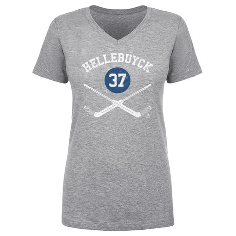 Connor Hellebuyck Women's V-Neck T-Shirt | 500 LEVEL