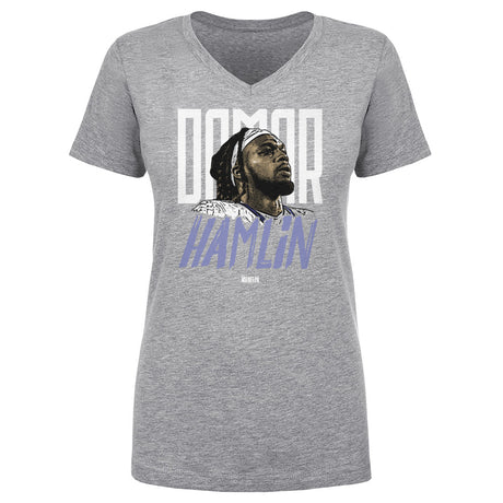 Damar Hamlin Women's V-Neck T-Shirt | 500 LEVEL