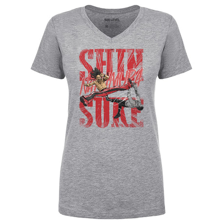 Shinsuke Nakamura Women's V-Neck T-Shirt | 500 LEVEL