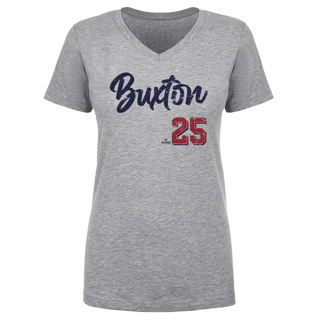Byron Buxton Women&#39;s V-Neck T-Shirt | 500 LEVEL