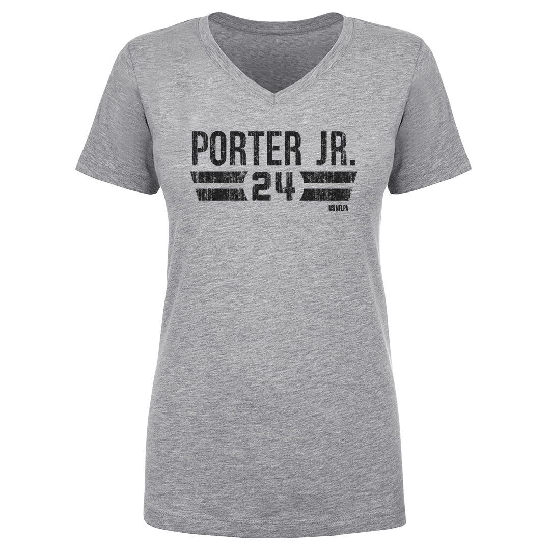 Joey Porter Jr. Women's V-Neck T-Shirt | 500 LEVEL