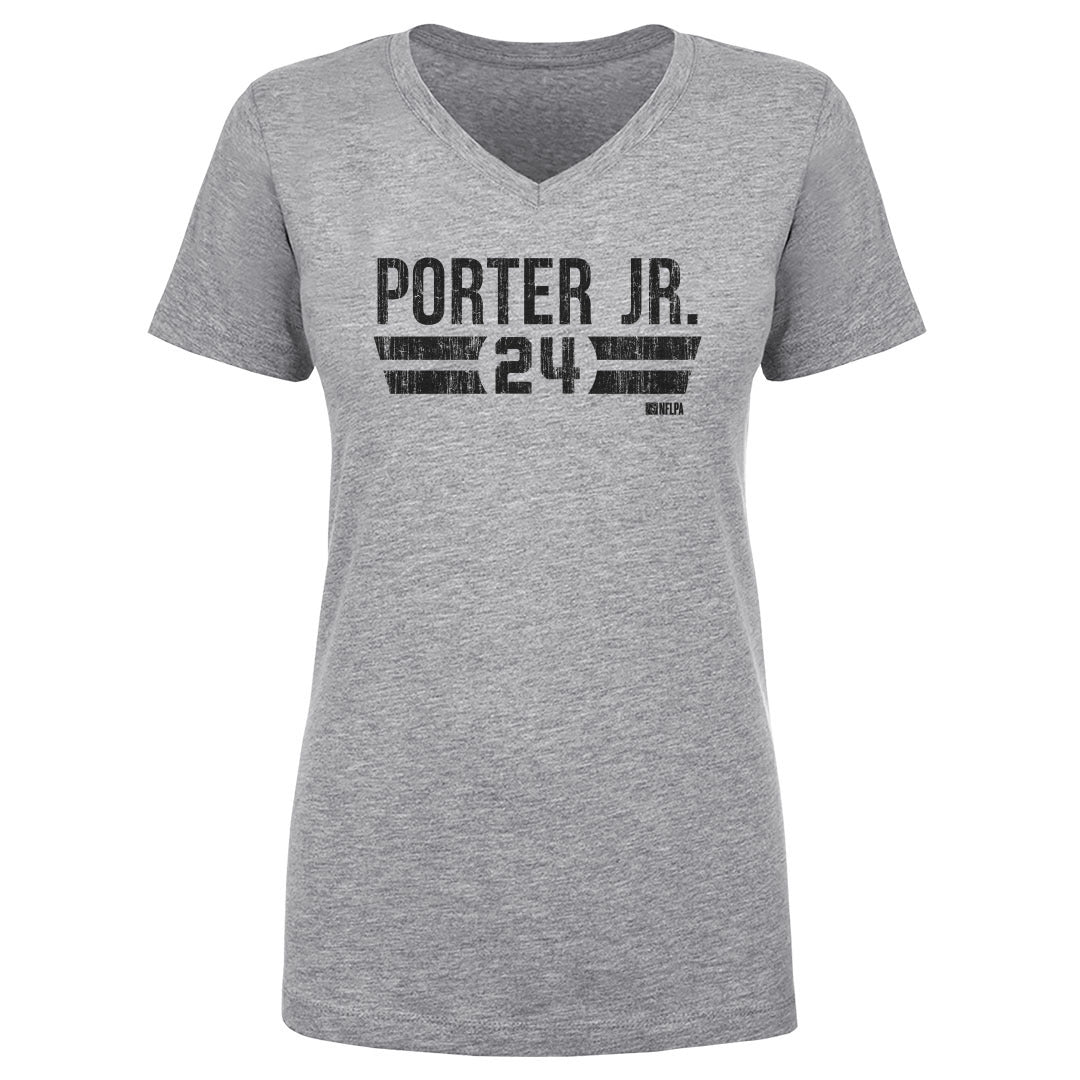 Joey Porter Jr. Women&#39;s V-Neck T-Shirt | 500 LEVEL