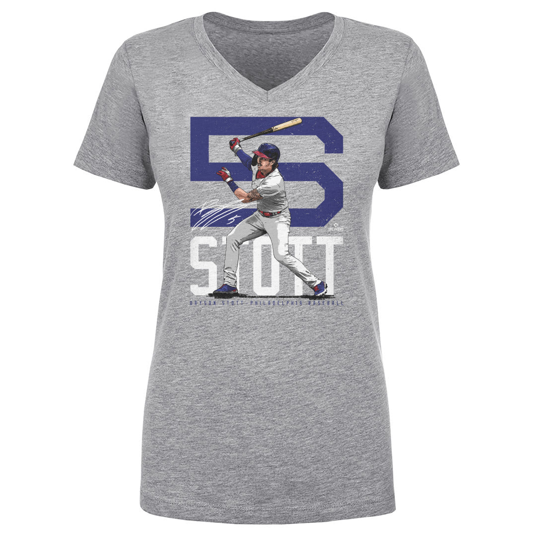 Bryson Stott Women's V-Neck T-Shirt | 500 LEVEL