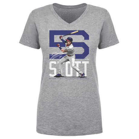 Bryson Stott Women's V-Neck T-Shirt | 500 LEVEL