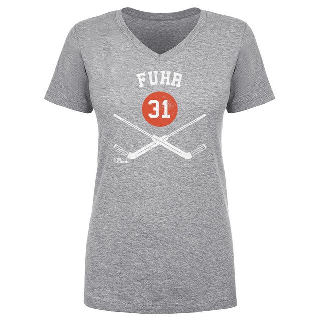Grant Fuhr Women's V-Neck T-Shirt | 500 LEVEL