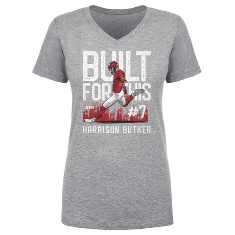 Harrison Butker Women's V-Neck T-Shirt | 500 LEVEL