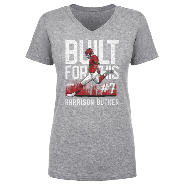 Harrison Butker Women's V-Neck T-Shirt | 500 LEVEL