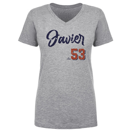 Cristian Javier Women's V-Neck T-Shirt | 500 LEVEL