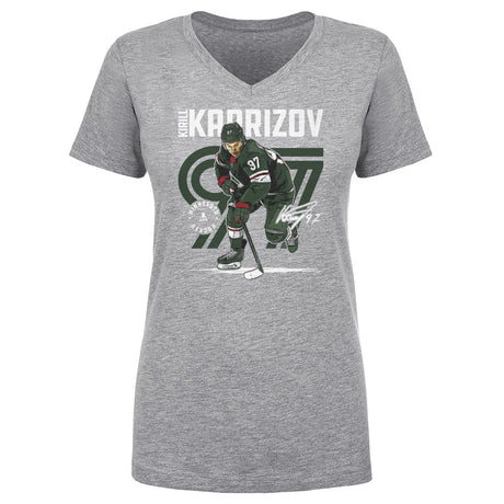 Kirill Kaprizov Women's V-Neck T-Shirt | 500 LEVEL