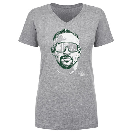 Jalen Hurts Women's V-Neck T-Shirt | 500 LEVEL