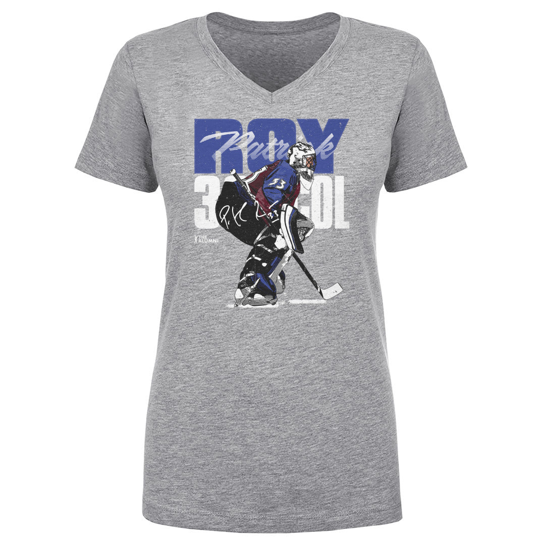 Patrick Roy Women's V-Neck T-Shirt | 500 LEVEL
