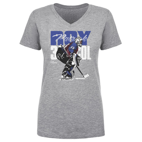 Patrick Roy Women's V-Neck T-Shirt | 500 LEVEL