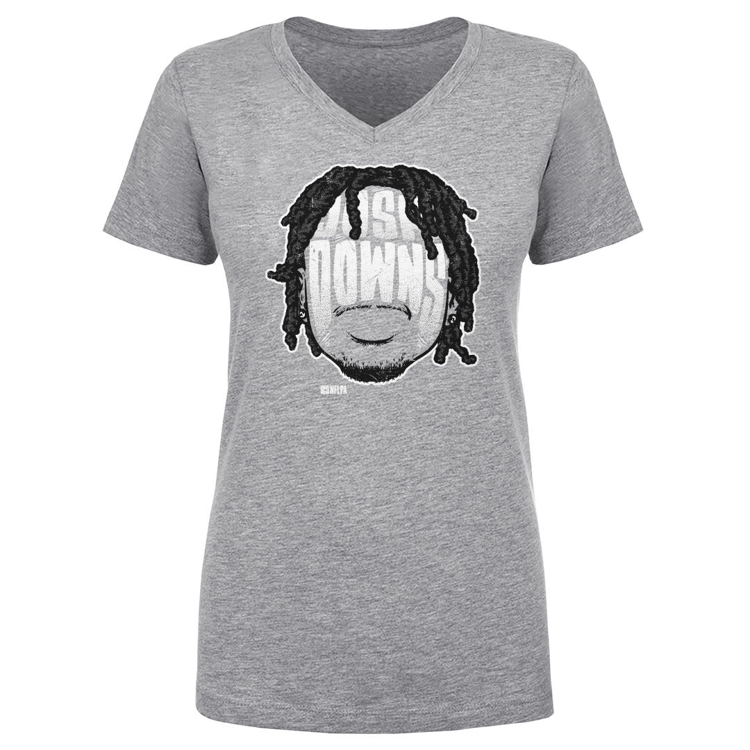 Josh Downs Women's V-Neck T-Shirt | 500 LEVEL